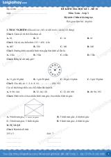 Đề kiểm tra học kì 1 Toán 3 Chân trời sáng tạo - Đề số 18